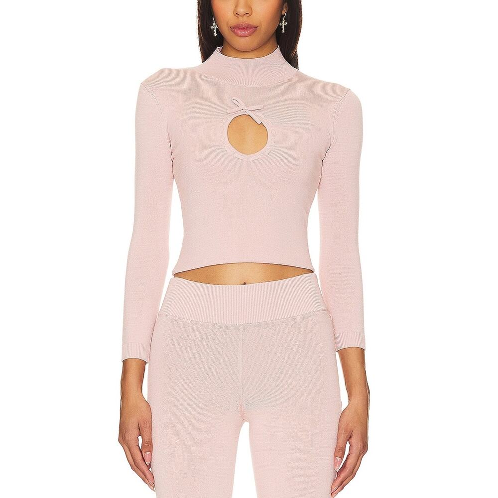 Loba Chic Pink Callias Sweater Size M